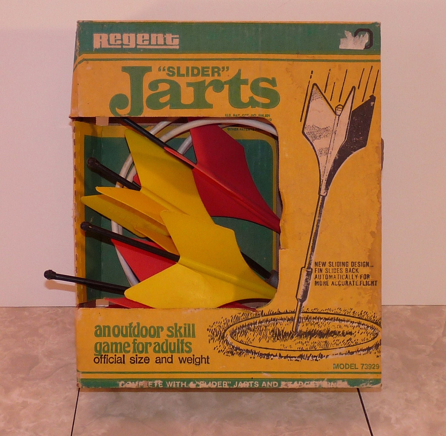 Vintage Regent Slider JARTS Lawn Darts Set in Box - Etsy