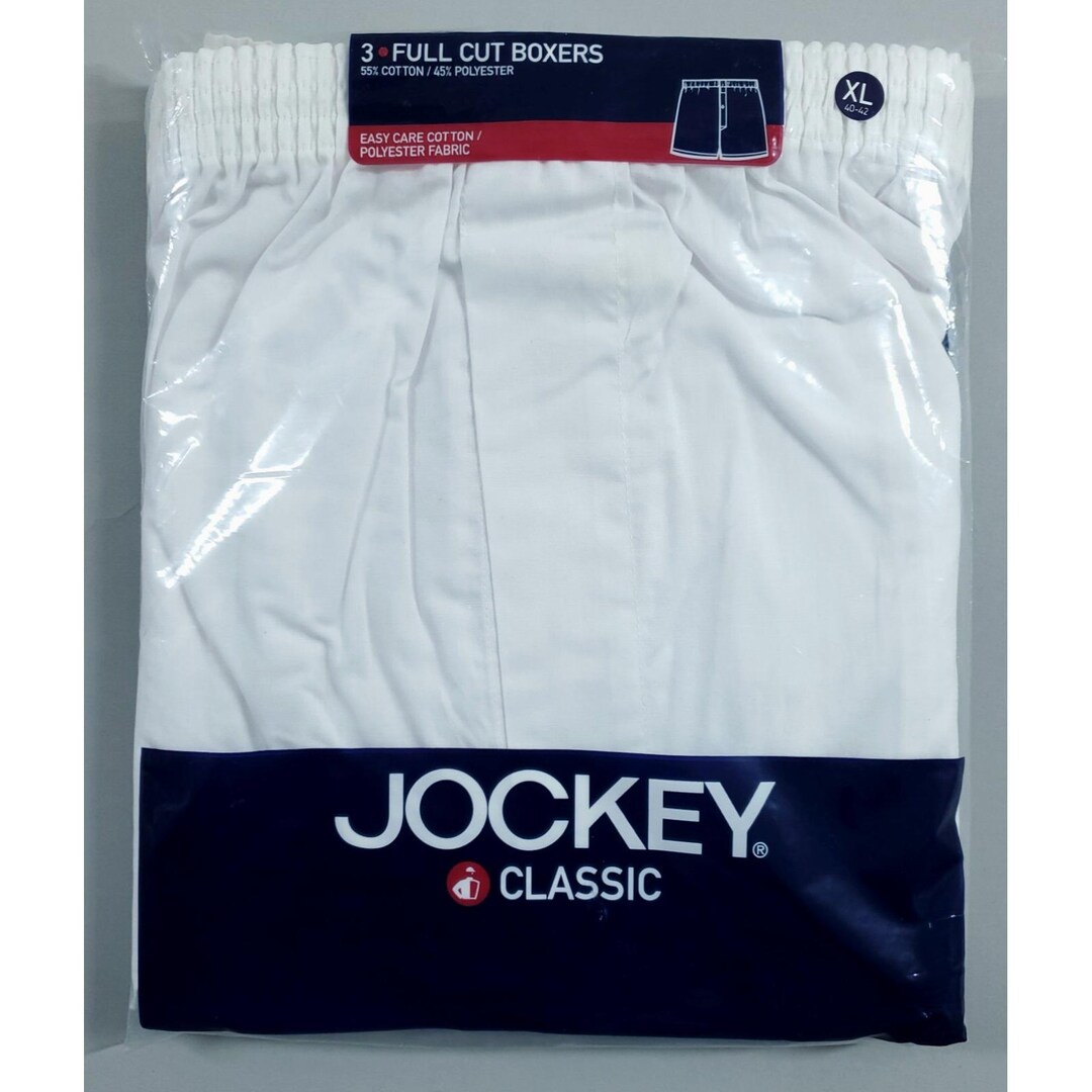 Jockey Classic 3-Pack Boxer - Soft Plaid (White & Green)/Varigated Plaid (Ultra Blue)/ Huge Check (Blue & Green) - X-Large