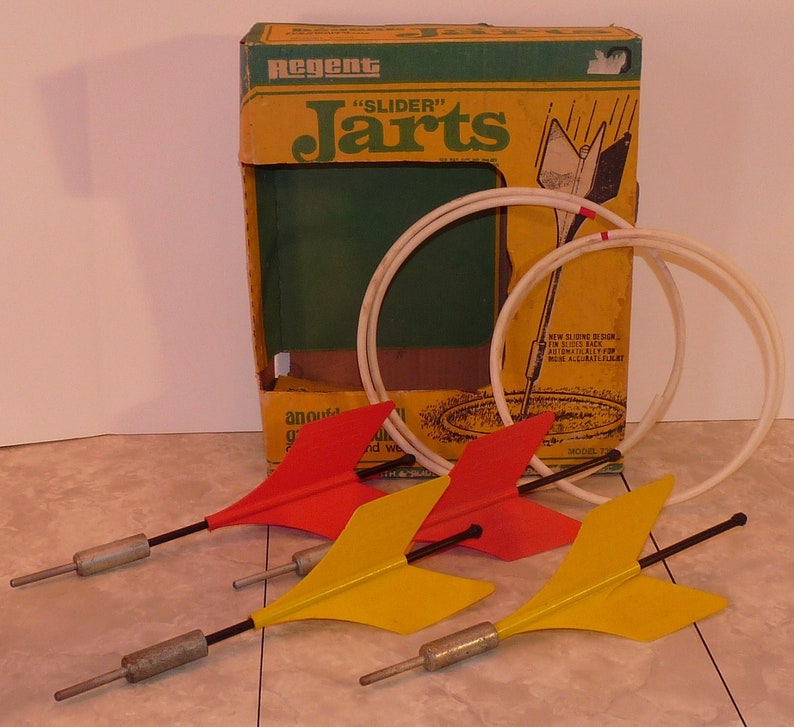Vintage Regent Slider JARTS Lawn Darts Set in Box Etsy