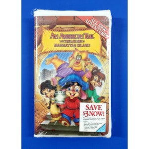 An American Tail The Treasure of Manhattan Island (VHS, 2000, Clamshell) NEW