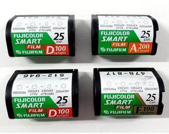 Fujicolor Smart Fujifim 100 200 Color 25 Exposure Film Expired 4 Rolls