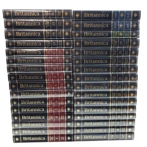 Vintage Britannica Encyclopedia Set - Etsy