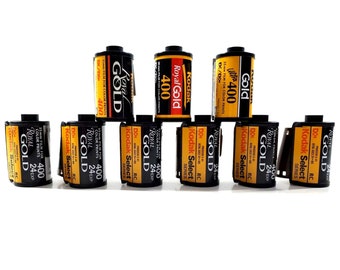 Kodak Royal Gold 400 Color Film Roll 35mm C41 24 Exposures Expired 9 Rolls