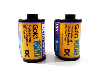Kodak Ektapress Gold 1600 Prof Color 35mm Film Roll 36 Exposures Expired 2 Rolls