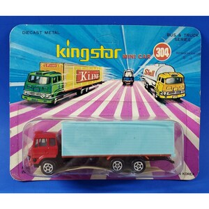 Vintage Kingstar Mini Car Bus Truck Series Refrigerator 304 Rare Diecast Korea