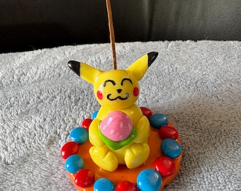 Pokemon Pikachu Incense Holder Burner Hand-Made Collectible