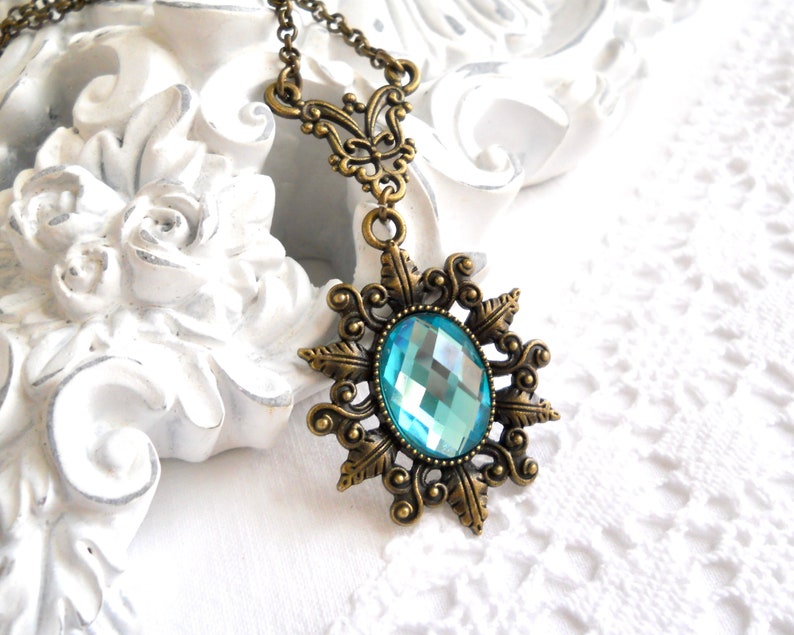 turquoise victorian pendant necklace turquoise necklace victorian jewelry turquoise pendant