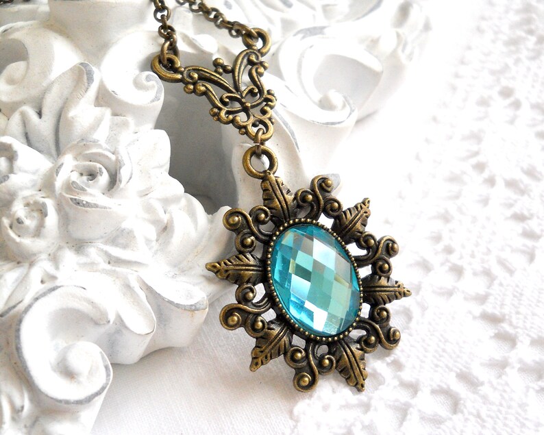 turquoise victorian pendant necklace turquoise necklace victorian jewelry turquoise pendant
