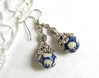 delft blue earrings delft blue jewelry dutch earrings