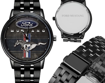 Mustang Watch Sports Car Design, Men's Wristwatch