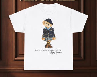Bear T-Shirt | Polo Bear Graphic Tee