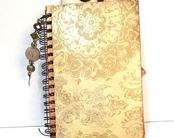 Decorative Journal Notebook for Women - Lined Paper Spiral Bound Journal - Writing Gifts