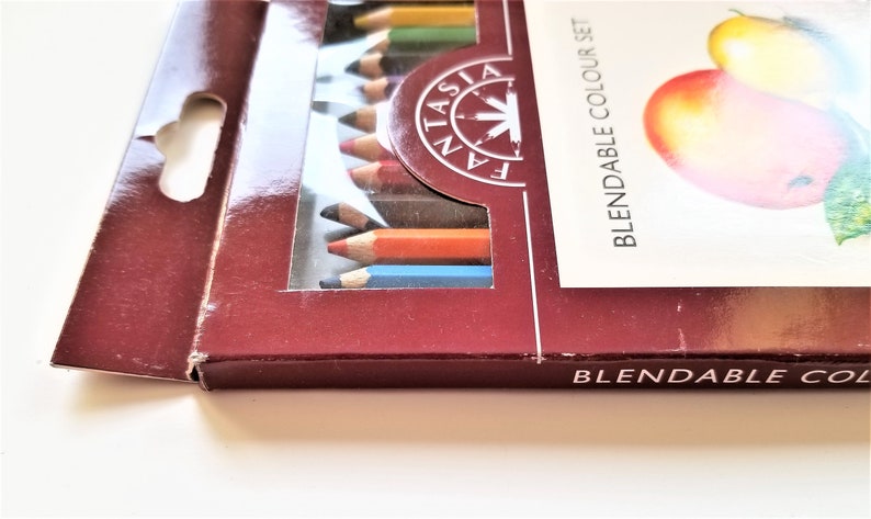 Set of 10 Colored Pencils Art Supplies Destash Artists Pencils Blendable Colour Pencil Set by Fantasia
