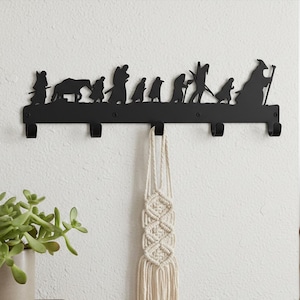 Fantasy Fan Metal Key Holder, Entryway Display, Metal Key Hangers, Modern Functional Wall Decor, Modern Style Coat Rack, Fantasy Gift