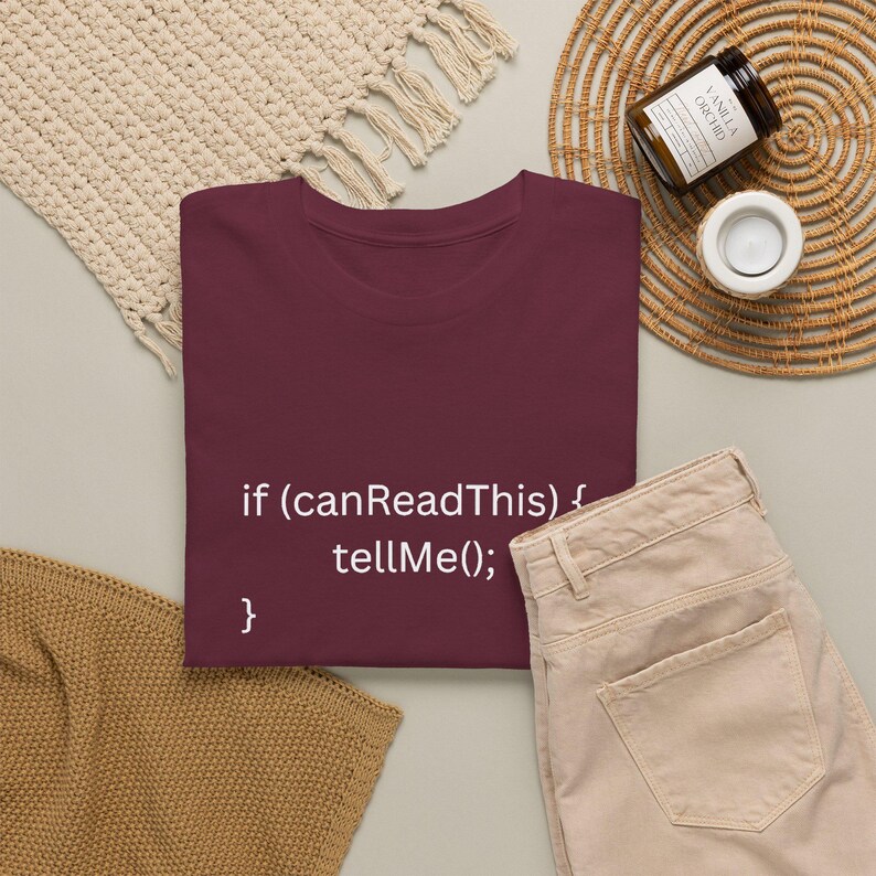 JavaScript Code T-Shirt | Funny Programmer Tee | Coder Humor Shirt | Developer Gift | Tech Geek Shirt | Computer Science Tee | Unisex image 3
