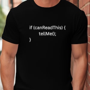 JavaScript Code T-Shirt | Funny Programmer Tee | Coder Humor Shirt | Developer Gift | Tech Geek Shirt | Computer Science Tee | Unisex