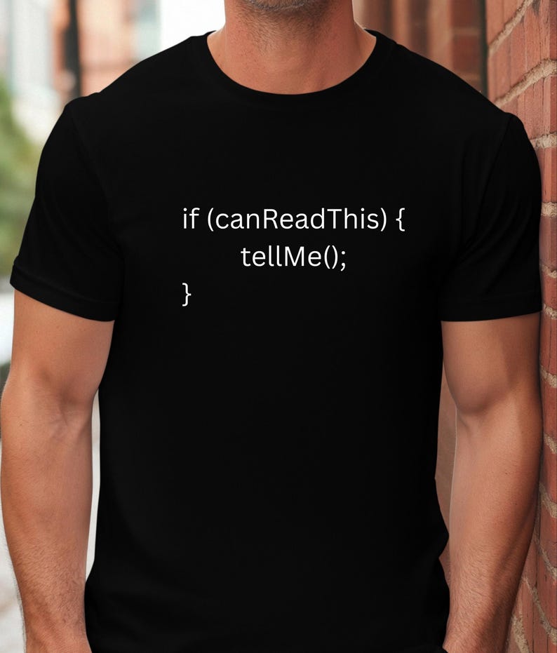 JavaScript Code T-Shirt | Funny Programmer Tee | Coder Humor Shirt | Developer Gift | Tech Geek Shirt | Computer Science Tee | Unisex image 1