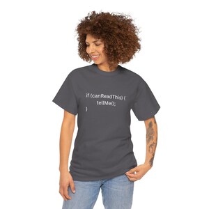 JavaScript Code T-Shirt | Funny Programmer Tee | Coder Humor Shirt | Developer Gift | Tech Geek Shirt | Computer Science Tee | Unisex image 6