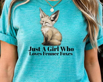 Just A Girl Who Loves Fennec Foxes Unisex Jersey Short Sleeve Tee