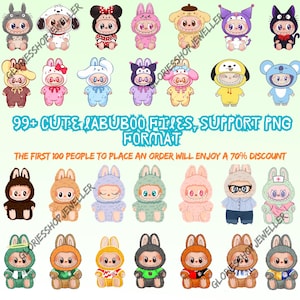 99+ Labubu PNG, Vector Digital Files for Cricut, Laser Cut La bubu PNG, T-shirt Sublimation, Lnstant Download Labubu Character Pack