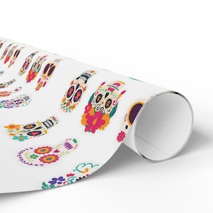 Cadeaupapier patroon suikerschedel | Cadeauverpakking Day of the Dead