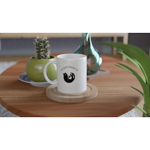 Adorable Ceramic Coffee Cup. Perfect mug gift idea.