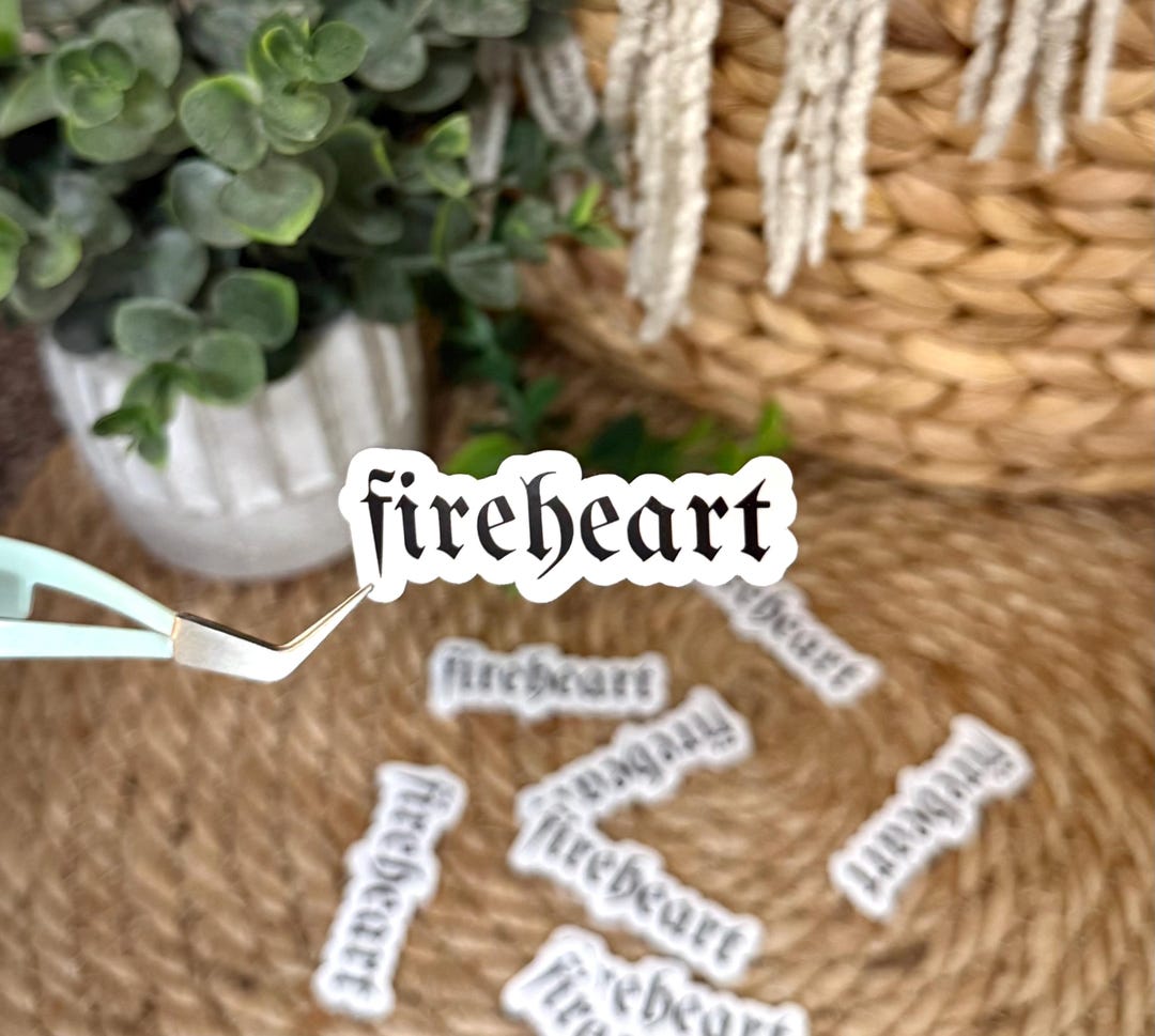 Fireheart Sticker Fireheart Throne of Glass Sticker - Etsy