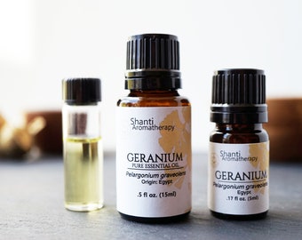 Geranium Essential Oil - Pure Essential Oil for Stress and Anxiety