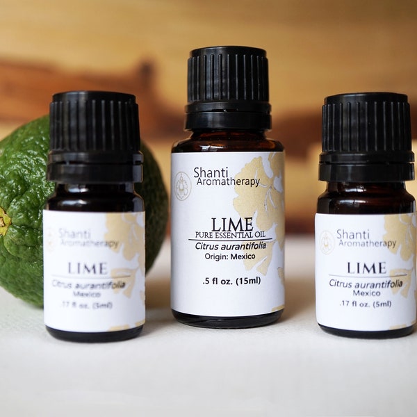 Lime Essential Oil - Pure Distilled Lime Oil