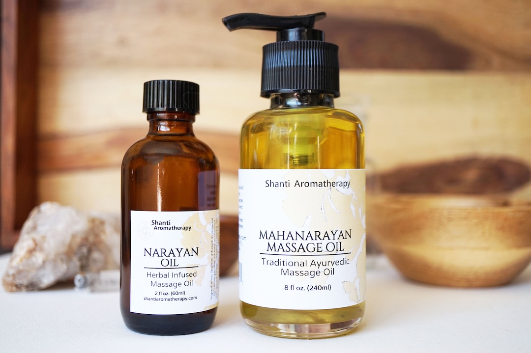 Herbal Soothing Massage Oil Muscle Aches Ayurveda Narayan Massage Oil