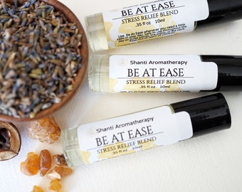 Be At Ease Aromatherapy Roll-on- Natural Perfume - Mother's Day - Gifts for Mom - Coworker Gifts