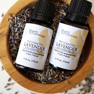 Lavender Wildcrated from France Lavandula angustifolia Pure Wildcrafted Lavender Therapeutic Wild Crafted image 2