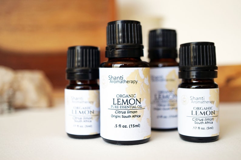 Lemon Organic Essential Oil USDA Organic Citrus limon image 2