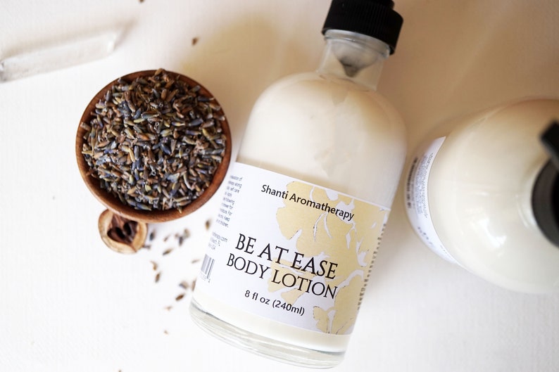 Be at Ease Lotion 4oz or 8oz Natural Aromatherapy Lotion for Etsy