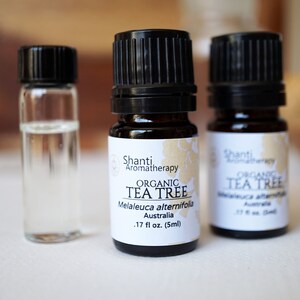 Tea Tree Organic Essential Oil  - Organic Tea Tree - Melaleuca alternifolia