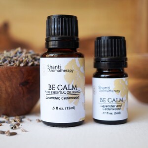 Be Calm Aromatherapy Blend To Reduce Stress and Nervous Tension image 2