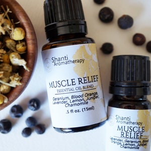Muscle Relief Aromatherapy Blend - Essential Oils for the Muscles