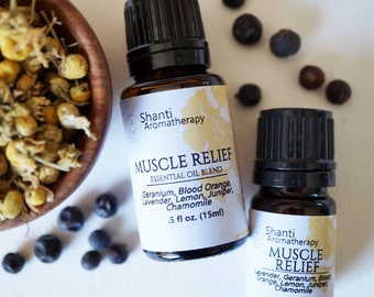 Muscle Relief Aromatherapy Blend - Essential Oils for the Muscles