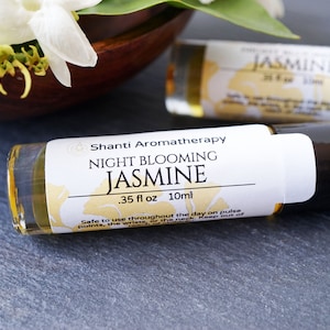 Night Blooming Jasmine Roll On Pefume - Romantic Perfume - Uplifting Perfume