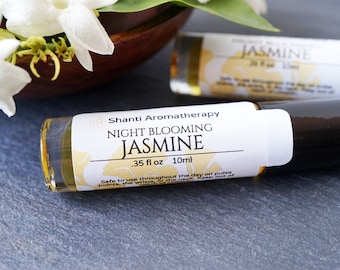 Night Blooming Jasmine Roll On Pefume - Romantic Perfume - Uplifting Perfume