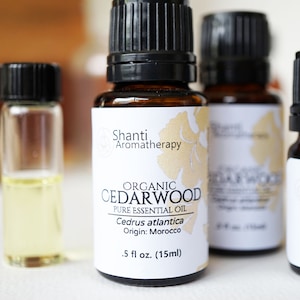 Organic Cedarwood Essential Oil - Atlas Cedarwood