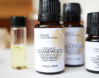 Organic Cedarwood Essential Oil - Atlas Cedarwood