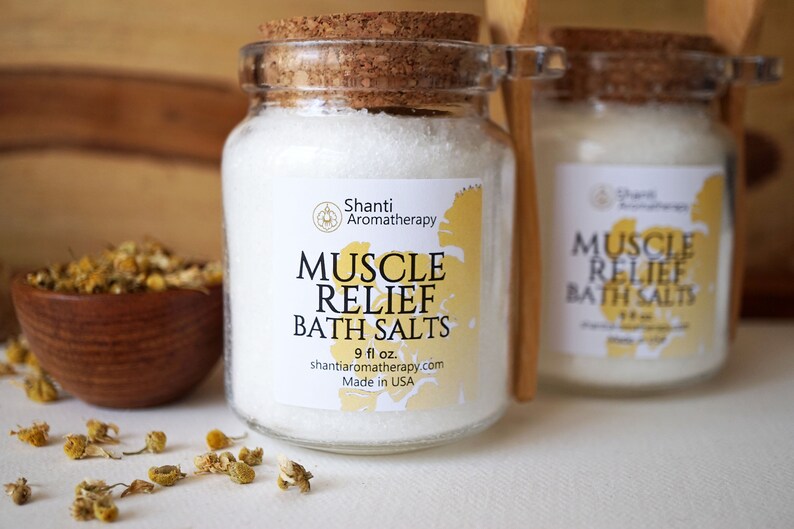 Muscle Relief Bath Salts Mother's Day Gifts Soothing Bath Soak for Sore Muscles, Gifts for Mom, Gifts for Dad, Gifts For Runners image 2