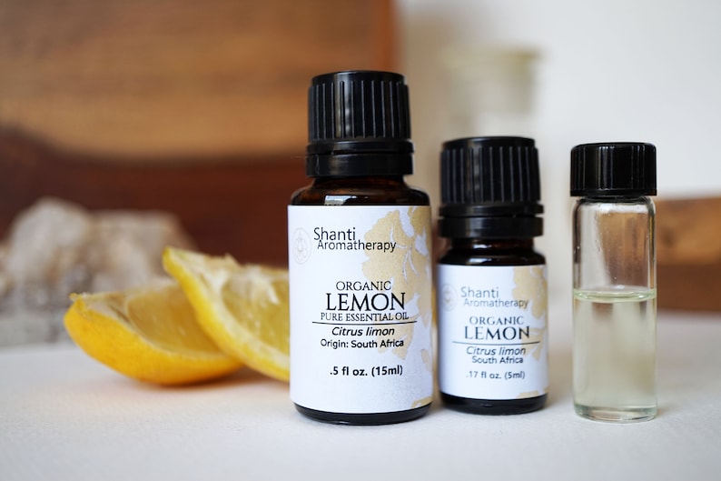 Lemon Organic Essential Oil USDA Organic Citrus limon image 1