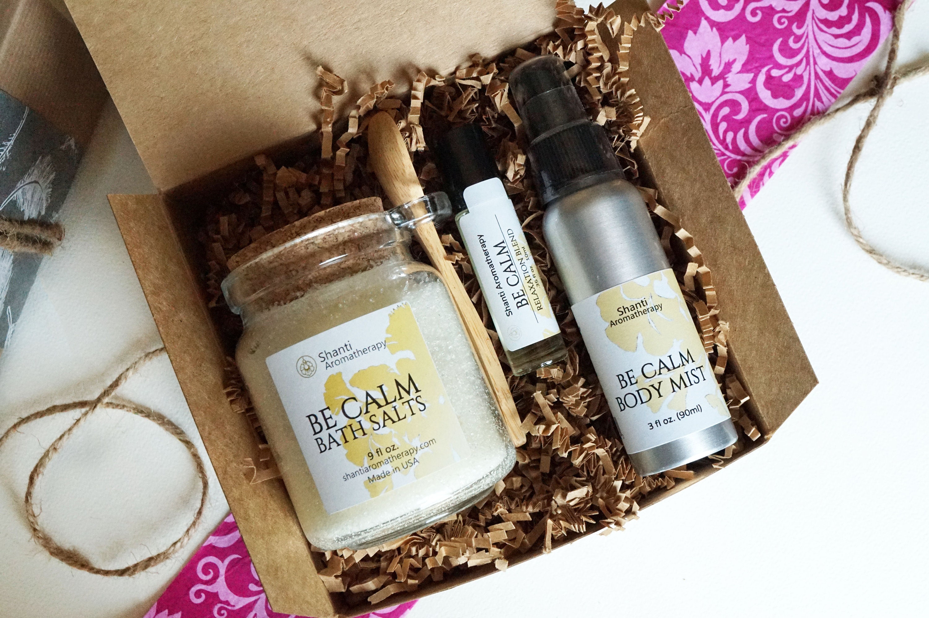 Bellalisia Self Care Gift Set - Natural Bath Salts For Mindfulness And Wellbeing Gift A Natural Bath Salts Set For New Mum To Be Baby Shower Presents Thinking Of You Or Relaxing Get Well Soon Hug In A Box Kit