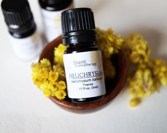 Helichrysum Essential Oil - Imortelle -  Everlast - Helichrysum italicum