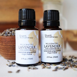 Lavender Wildcrated from France Lavandula angustifolia Pure Wildcrafted Lavender Therapeutic Wild Crafted image 1