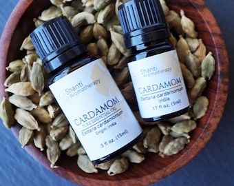 Cardamom Essential Oil - Cardmom Oil - Ayurveda - Herbal Essential Oil