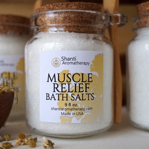 Muscle Relief Bath Salts Mother's Day Gifts Soothing Bath Soak for Sore Muscles, Gifts for Mom, Gifts for Dad, Gifts For Runners image 5