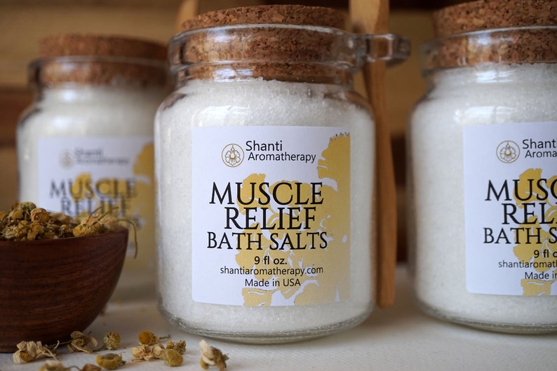 Muscle Relief Bath Salts Mother's Day Gifts Soothing Bath Soak for Sore Muscles, Gifts for Mom, Gifts for Dad, Gifts For Runners image 5